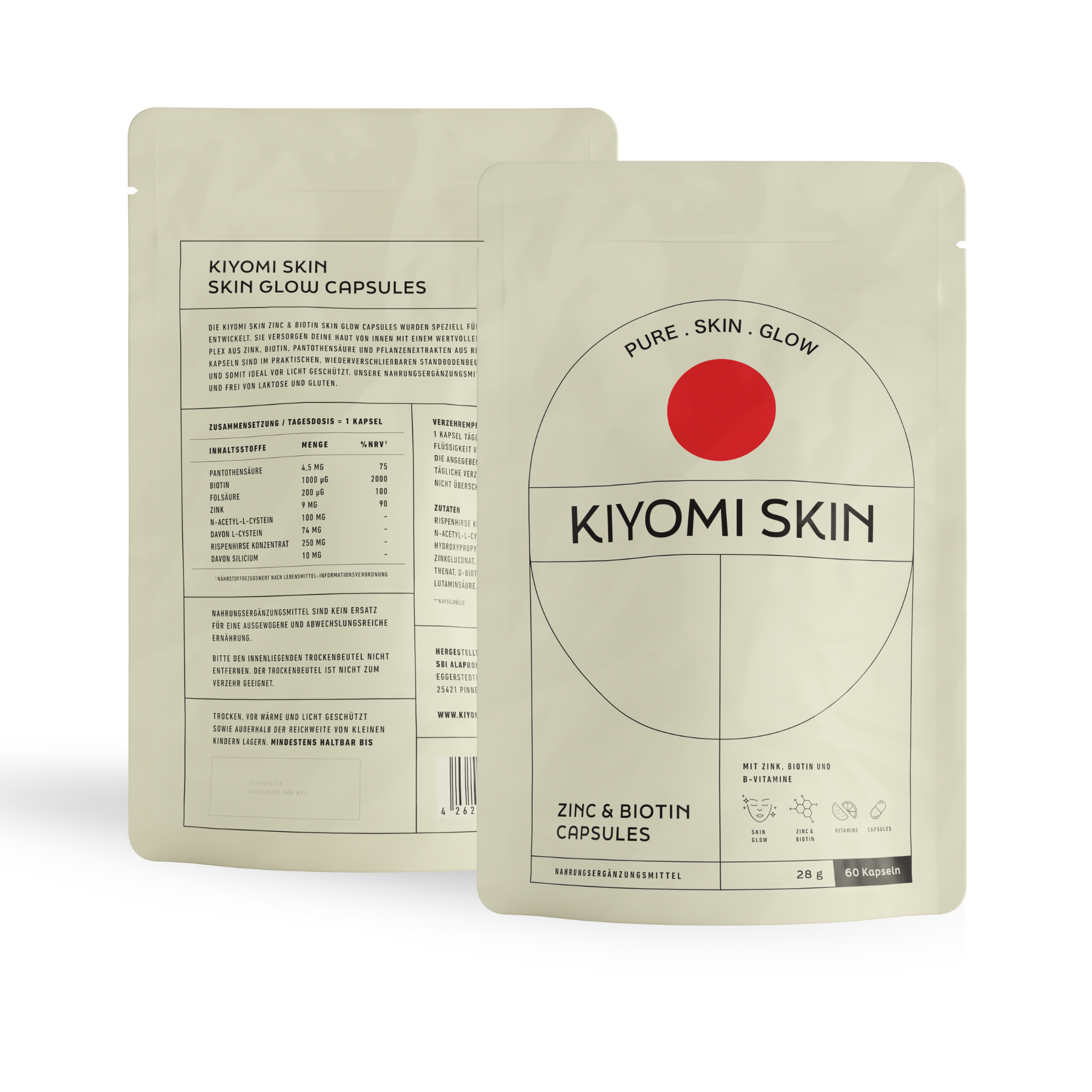 Skin Glow Zinc & Biotin Capsules