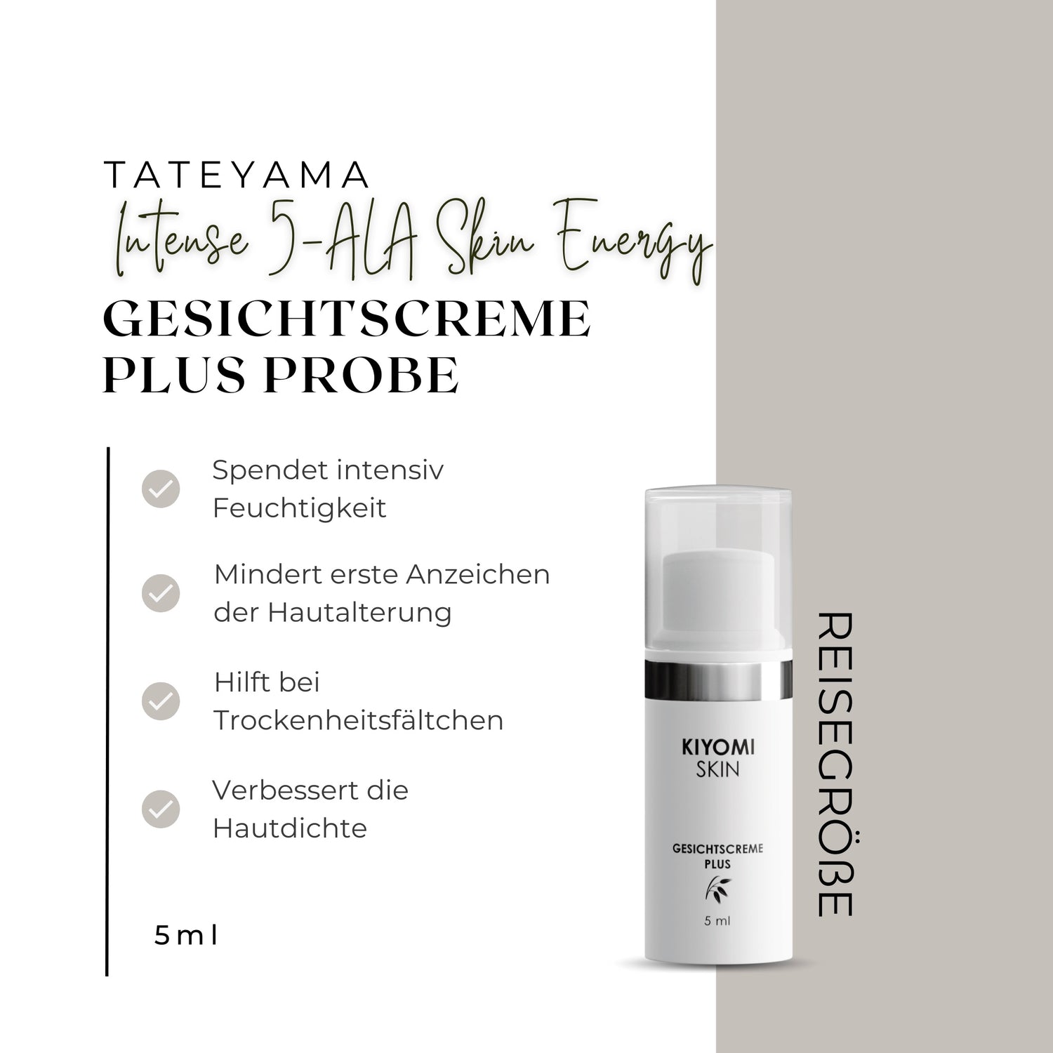 Intense 5-ALA Skin Energy Gesichtscreme PLUS Probe